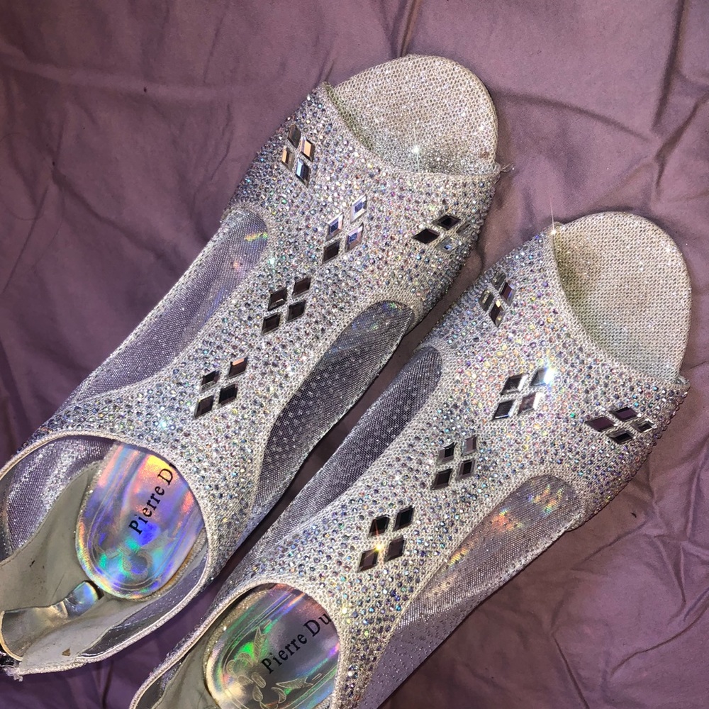High heel sparkle prom/homecoming shoes